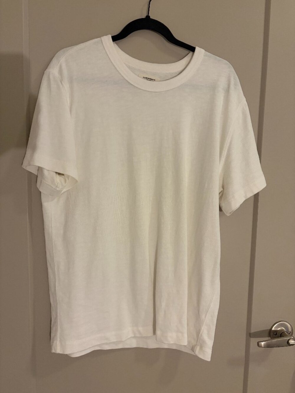 Buck Mason Field Spec Tee White Size Large